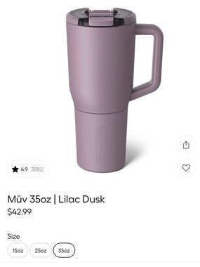Brumate MÜV 35oz Travel Mug — Lilac Dusk
